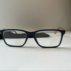 RALPH LAUREN Blue Stainless Frames Glasses